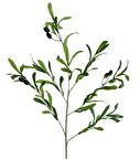 Yapay Zeytin Dalı Uzun Dallı 90cm 6 Meyveli