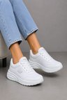 Celira Prl Beyaz Anorak Kadın Sneaker Spor Ayakkabı 724