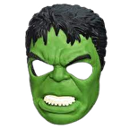 HULK MASKE KOYU YEŞİL 16X24CM