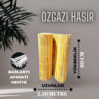 80 Cm X 2,50 Kamış Hasır Balkon Çiti Bahçe Çiti Dekorasyon