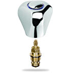 Aletçantam Büyük Ağır Tip Alfa Musluk Başlığı Çeşme Başı Salmastra Volan Takımı 155 Gr