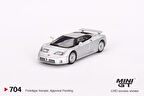 Mini GT Bugatti EB110 GT Grigio Chiaro 1:64 704
