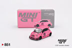 Mini GT Abarth 595 Lb-Works x Abas Works Pink 851
