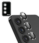 Sam. Galaxy S25 /S24 Plus için IPG ProLENS Kamera Lens Koruyucu Alüminyum CD Çerçeveli, Kırılmaz Cam 