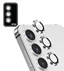 Sam. Galaxy S25 Plus için IPG ProLENS Kamera Lens Koruyucu Alüminyum CD Çerçeveli, Kırılmaz Cam