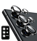 Sam. Galaxy S25 Ultra için IPG ProLENS Kamera Lens Koruyucu Alüminyum CD Çerçeveli, Kırılmaz Cam