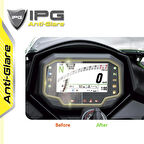 Kawasaki 2023-2025 Ninja ZX4RR / 1000SX / Z650 / Z900 Için Ipg Anti-Glare Yansıma Önleyici Mat Ekran Koruyucu