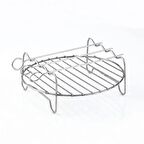 Arztech Airfryer Uyumlu 3 şişli paslanmaz çelik 304 tel ızgara