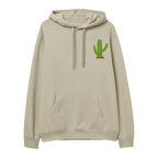 Kaktüs Hoodie-Krem