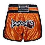 DragonDo MT3075 Retro NEO Muaythai Şortu Muay Thai Şort Turuncu