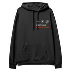 Street Wear 2 Hoodie-Siyah