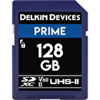 Delkin Devices 128GB Prime SDXC UHS-II 280MB/s V60 Hafıza Kartı