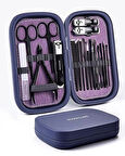 GMN-9 Profesyonel 18 Parça Çok Fonksiyonlu Manikür&Pedikür Seti El-Ayak-Yüz Bakım Seti