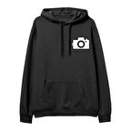 Photograph  Baskılı Siyah Hoodie