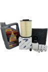 Ford Focus 3 1.0 Ecoboost GDTi Benzinli Filtre Bakım Seti Hava+Yağ+K.Polen+Buji Seti+Motor Yağı