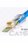 EZ RJ45 YENİ NESİL CAT 6 KONNEKTÖR (10 ADET)