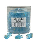 EZ RJ45 Cat6 Soket Konnektör 100 Adet Renkli Gabble EZ-RJ45 R31 - MAVİ