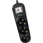 Dotvolt Surge Hunter 3 lü Akım Korumalı Grup Priz 1.5 Metre