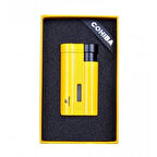 CCM0652 Jet 3 Torch Punchlu Puro Çakmağı Sarı