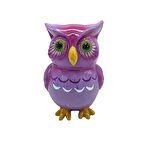 Polyester Kumbara Baykuş Lila