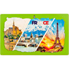 Fransa Temalı Ahşap Fresco Tablo No.2