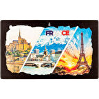 Fransa Temalı Ahşap Fresco Tablo