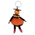 Mangis Anahtarlik Yerli Kadın Figürü Turuncu