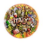 İtalya Temalı Magnet Kapak Açacak