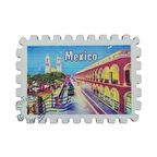 Meksika Temalı Pul Magnet