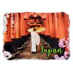 Japonya Temalı Kırık Magnet