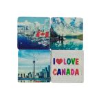 Kanada Temalı Dörtlü Taş Magnet