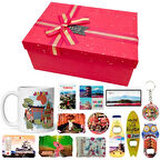 Japonya Hediye Kutusu 10 Parça Kupa Magnet Anahtarlık Kutu