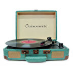 Pikap Suitcase CR Series Yeşil Elektronik Bluetooth Hoparlör Plakçalar CW002-DG