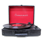 Pikap Suitcase CR Series Siyah Elektronik Bluetooth Hoparlör Plakçalar CW002-BL