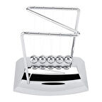 Newton Beşiği Z Denge Balans Sarkaç Topu Gümüş Büyük