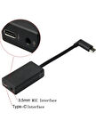 Mikrofon Adaptörü 3.5mm Pro ( Hero11 Black & Hero10 / Hero9 / Hero8 / Hero7 /6/5 Black ) OUTLET