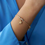 Mineli Yonca Yıldız Charm Bileklik