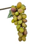 Yapay Meyve Üzüm Pastel Yeşil Büyük Boy Süs Dekoratif Meyve