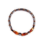 Hematit Damla Kehribar Bileklik