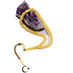 Kapsül Kesim 10x8 mm Damla Kehribar Gümüş Püsküllü Tesbih 24,90 GRAM