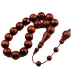 Efe Boy Küre Kesim 14x14 mm Sistem Püsküllü Ağaç Tesbih 