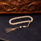 Gümüş İmame Gümüş Püskül Küre Kesim 8.x8 mm Doğal Termal Kuvars Taşı Tesbih 