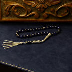 Gümüş İmame Gümüş Püskül Küre Kesim 8x8 mm Doğal Apatit Taşı Tesbih 