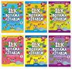 Çıkartmalı İlk Boyama Kitabım Set 6 Kitap (2-3-4 Yaş)