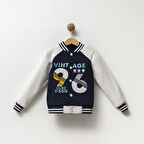 Erkek Çocuk 3 İplik Polarlı Kolej Ceket / Hırka