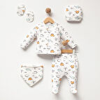 Dino Desenli 5'li Yenidoğan Hastane Çıkış Seti