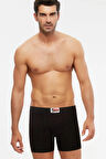 Erkek Siyah Arsenal Short Boxer