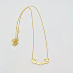 Uretti - BURCU 7427 - Yengeç Burcu Gümüş Kolye  - Gold