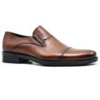 Levarno Lancet Hakiki Deri Taba Erkek Klasik Ayakkabı