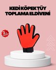 Evcil Hayvanlar İçin Tüy Dökülme Önleyici Eldiven – Masaj Ve Temizlik İçin Yumuşak Silikon Uçlu